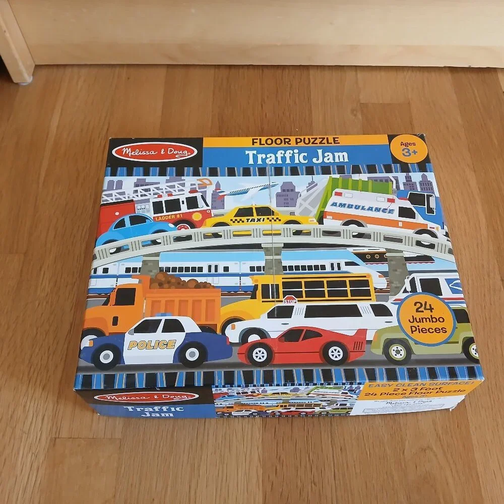 Melissa & doug Traffic Jam Floor Puzzle 24 pieces size:2' x 3'